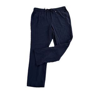 Chico’s Pull-On Drawstring Pants Women’s Size 14 Black Travel Lightweight